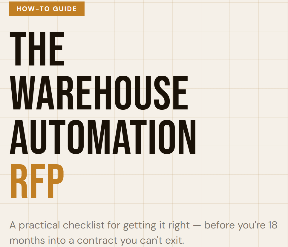 The Warehouse Automation RFP: A Practical Checklist for Getting It Right the First Time